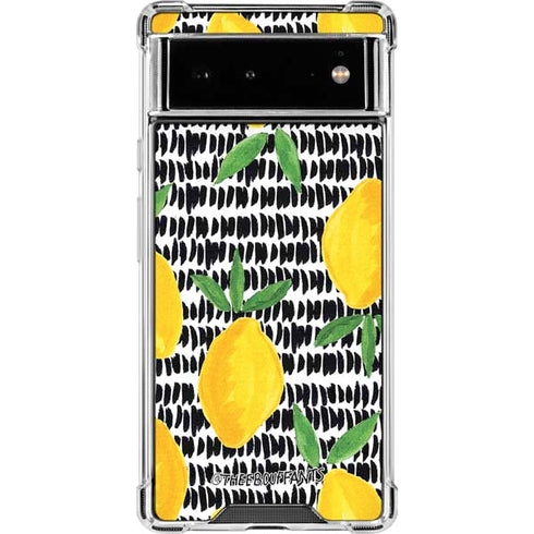Bouffants and Broken Hearts Lemons 2 Google Pixel 6 Clear Case